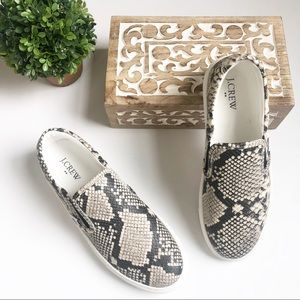 J.Crew • Roadtrip Slip-on Sneakers in Snake